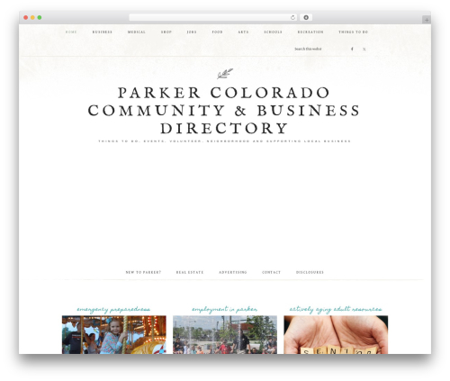 Market Theme WordPress theme for business - parkercolorado.net