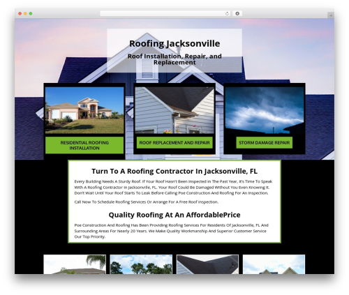 MF premium WordPress theme - poecoroof.com