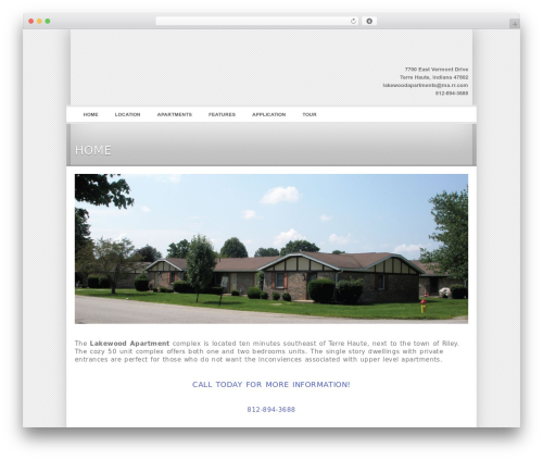 OpenDoor theme WordPress - lakewoodapartments.net