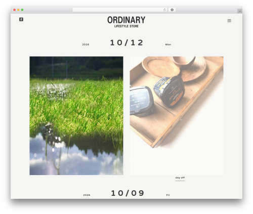 ordinary theme WordPress - ordinary2000.com