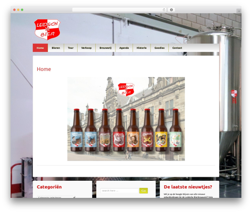 Responsive Pro WordPress theme - leidschbier.nl
