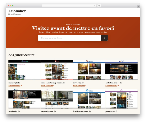 Theme WordPress Maxwell - le-shaker.fr Theme WordPress Maxwell - le-shaker.fr