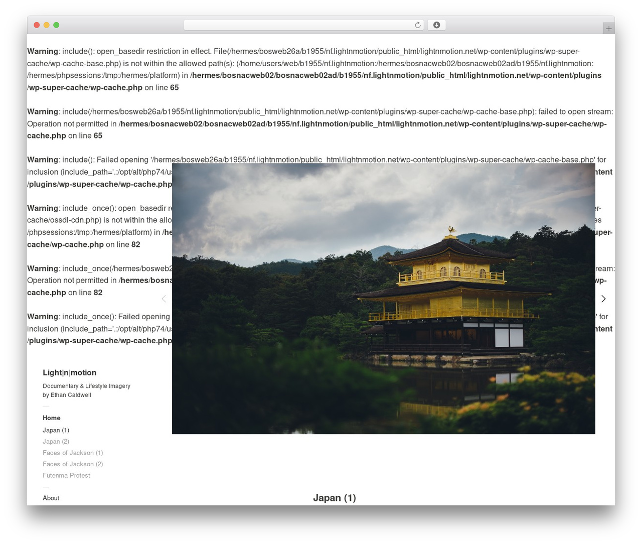Touchfolio WordPress theme - lightnmotion.net