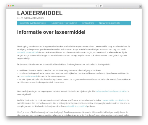 Undedicated free WP theme - laxeermiddel.net Undedicated free WP theme - laxeermiddel.net