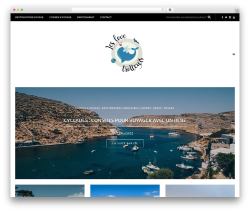 WordPress theme Piemont - leslovetrotteurs.com