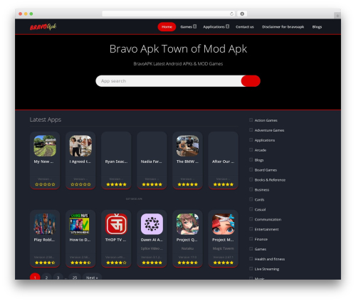 Easy themes manager WordPress plugin - bravoapk.com