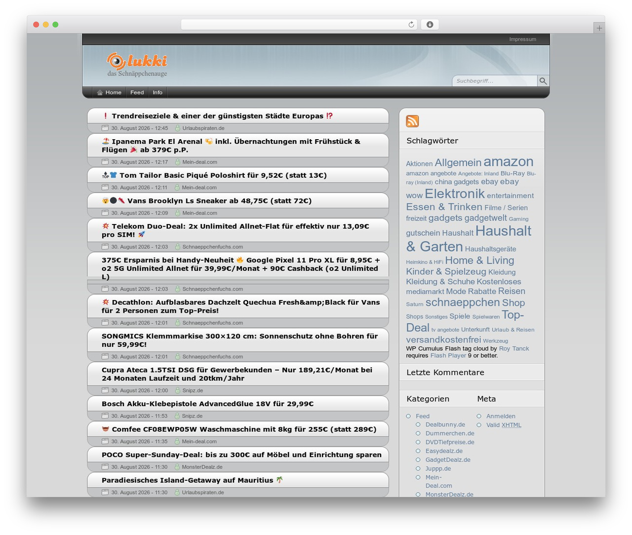 WordPress theme Arjuna X - lukki.de