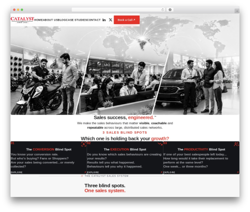 WordPress theme Catalyst Theme - catalystnow.in