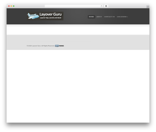 WordPress theme Coffee Break - layoverguru.com