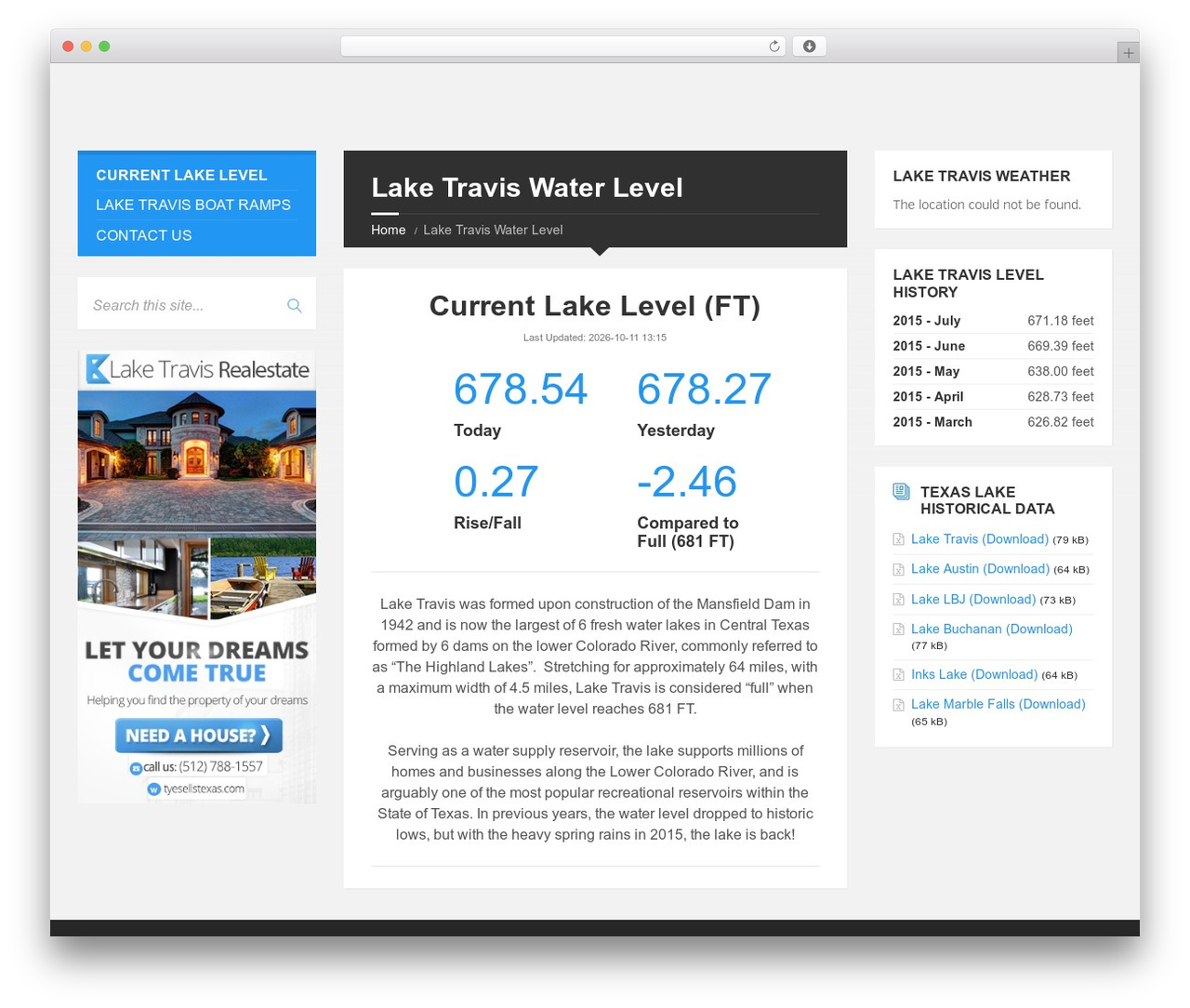 WordPress theme TownPress - laketraviswaterlevel.com WordPress theme TownPress - laketraviswaterlevel.com