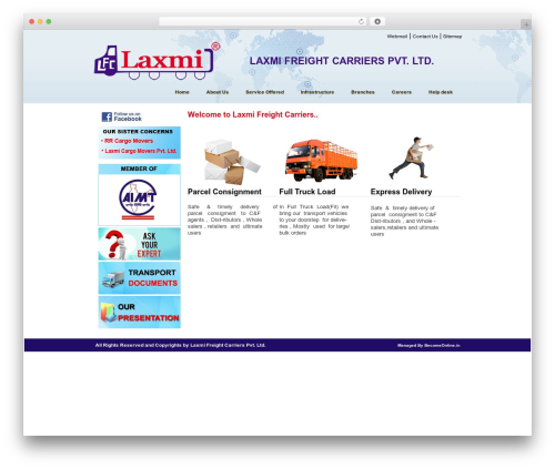 WP theme CJSKIN - laxmifreightcarriers.com
