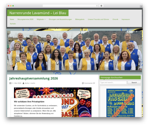 zAlive WordPress theme - lei-blau.at