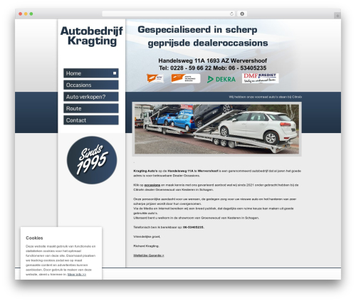 Autosoft Theme best WordPress theme - kragtingautos.nl