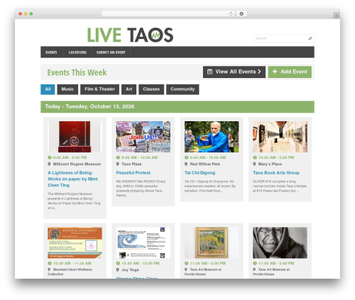 Eris premium WordPress theme - livetaos.com