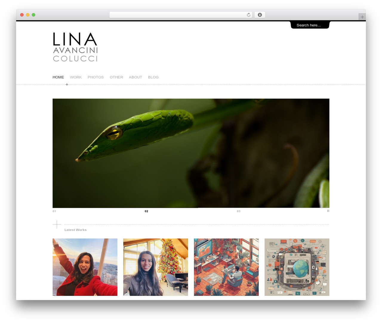 Folioway theme WordPress - linacolucci.com Folioway theme WordPress - linacolucci.com