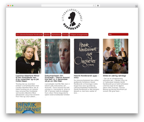 Grid Theme Responsive WP theme - litteraturselskabet.dk