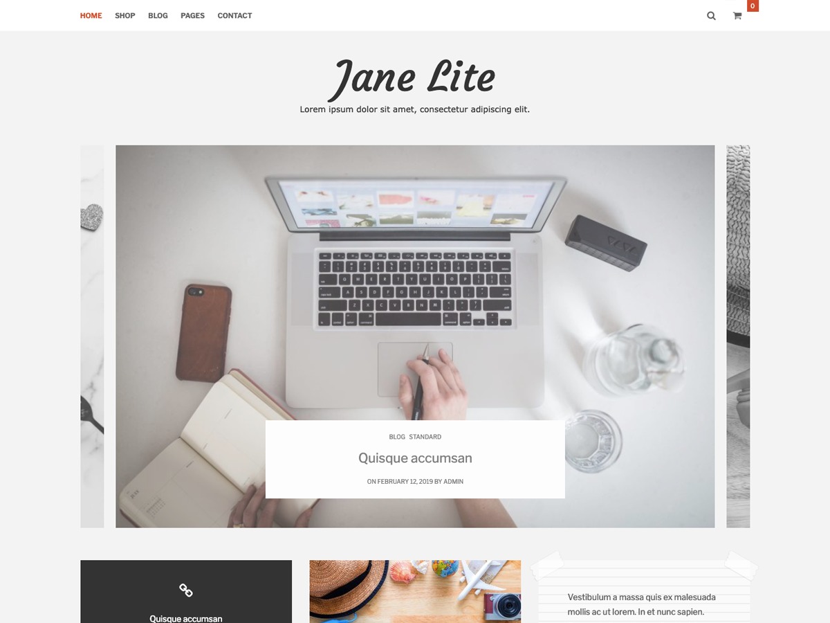 Jane Lite WordPress theme Jane Lite WordPress theme