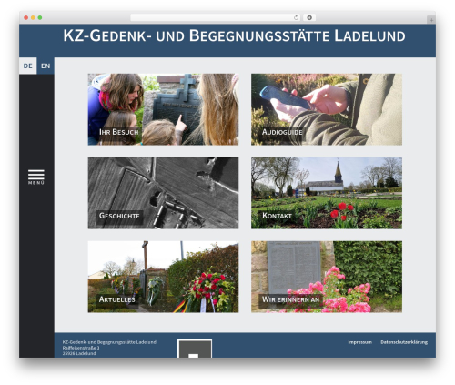 Ladelund WordPress theme - kz-gedenkstaette-ladelund.de