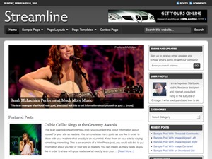 LLG premium WordPress theme by samloorie