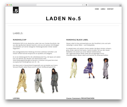 mm WordPress theme - ladenno5.de