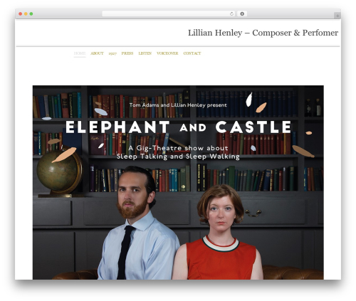 NewArt Theme WordPress theme design - lillianhenley.com