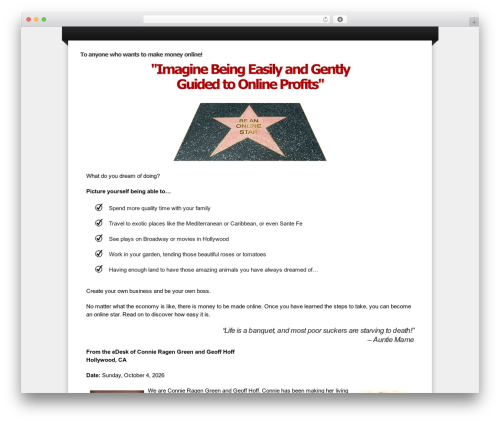 OptimizePress WordPress theme - lightscameramassiveaction.com