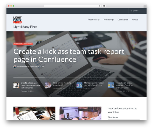 Paperback WordPress theme - lightmanyfires.com