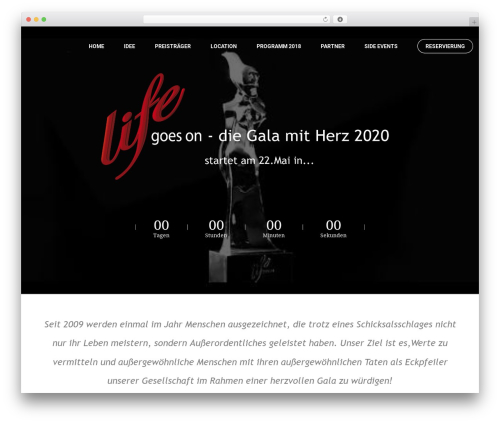 Plan UP WordPress website theme - lifegoeson.at