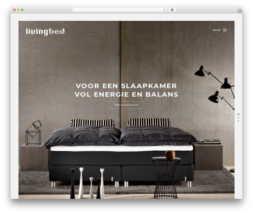 Pond WordPress website theme - living-bed.nl