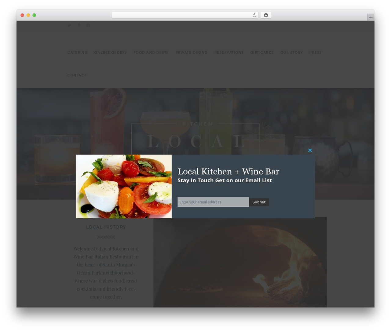 Salient best WordPress theme - localkitchenandwinebar.com