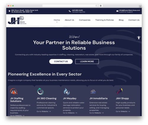 SD Parent Theme WordPress theme - jhworldservices.com