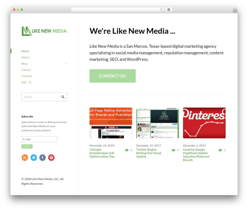 Show Off WordPress theme - likenewmedia.com