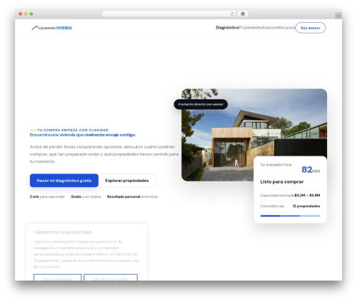 Theme WordPress Astra - buscandovivienda.com