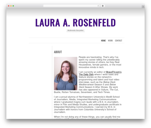 Theme WordPress Chunk - laura-rosenfeld.com