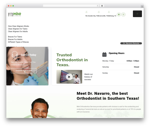 Theme WordPress Dentiq - mintorthodonticstexas.com