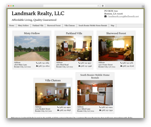 Theme WordPress Landmark Reality - landmarkrealty.org