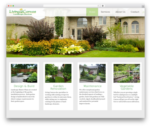 Theme WordPress Radiate - livingcanvaslandscaping.ca