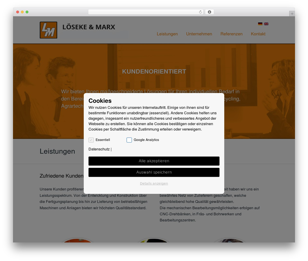 Twenty Twelve theme WordPress - lm-anlagen.de