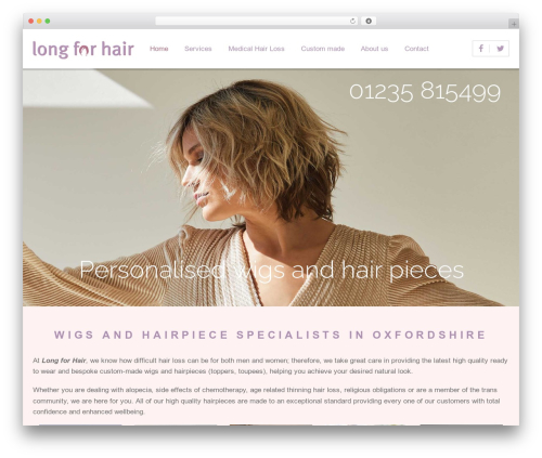 WordPress theme choco - longforhair.co.uk