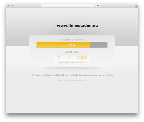 WordPress theme BeBack Theme - linnestaden.nu