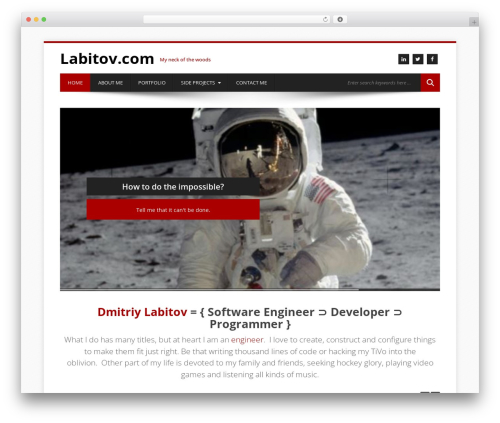 WordPress theme Biscaya - labitov.com