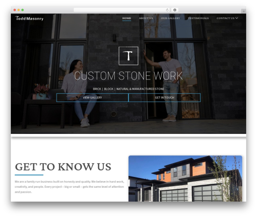 WordPress theme Page Builder Framework - toddmasonry.ca