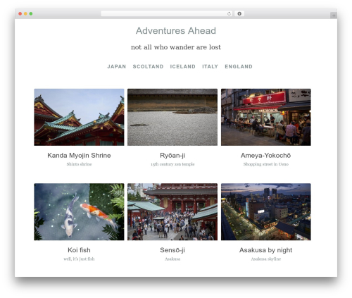 WordPress theme Revelar - adventures-ahead.com