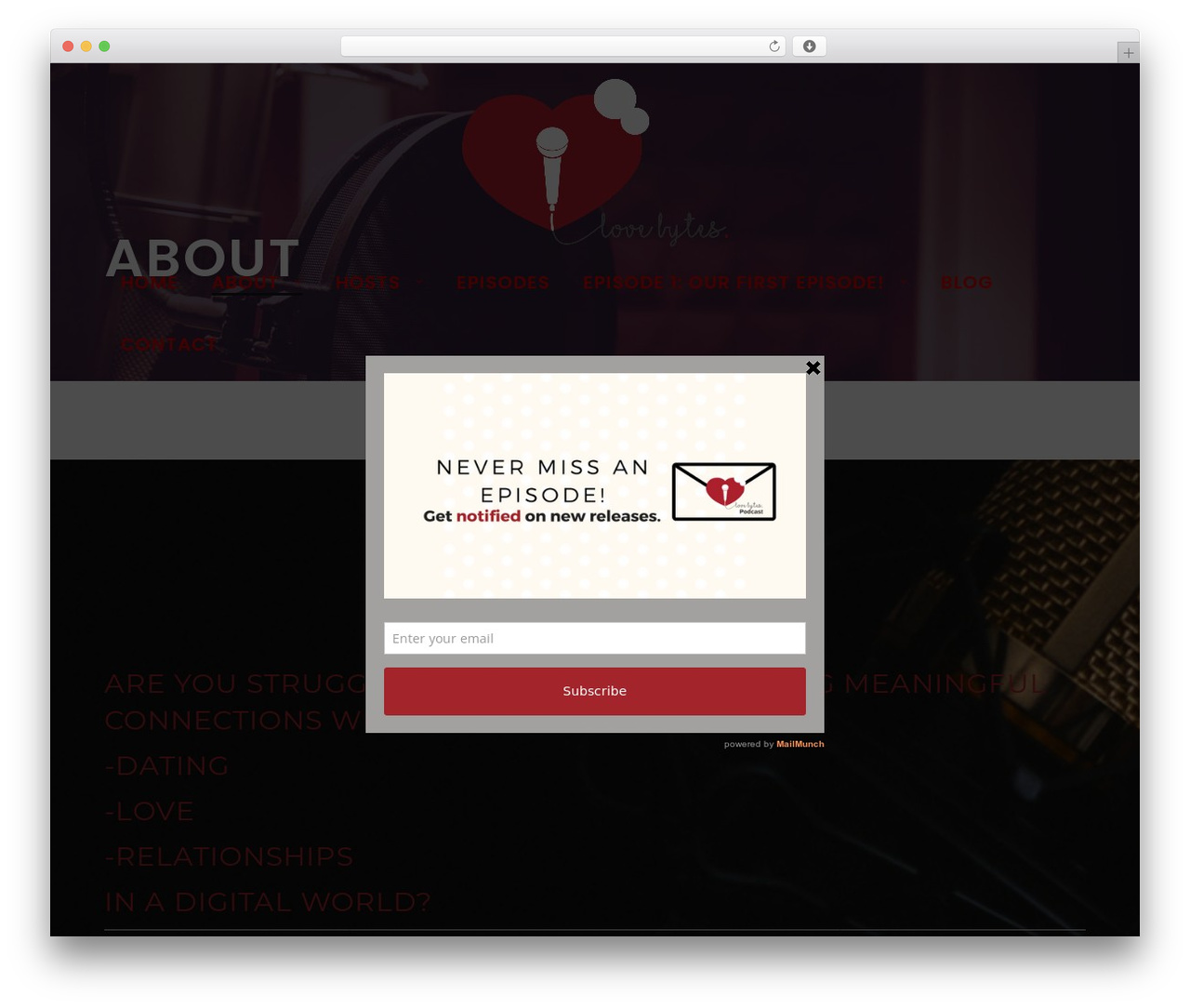 WordPress theme Soundbyte Progression - lovebytesworld.com