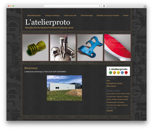 WordPress theme Steampunk - latelierproto.fr