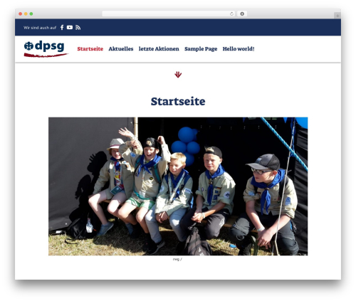 WP theme DPSG BASE THEME - dpsg-frankenthal.com
