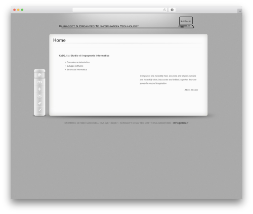 AUZORA WordPress theme - ked2.it