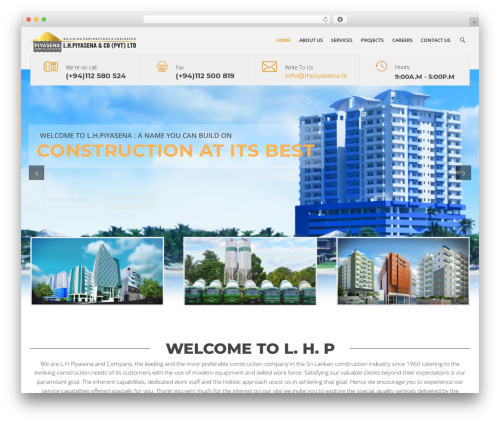 Billio WordPress theme - lhpiyasena.lk