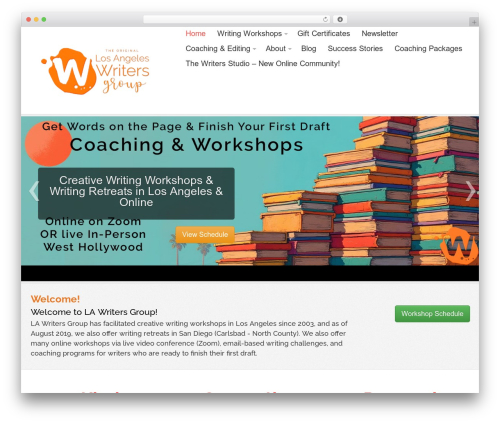 Bootstart WordPress ecommerce theme - lawritersgroup.com