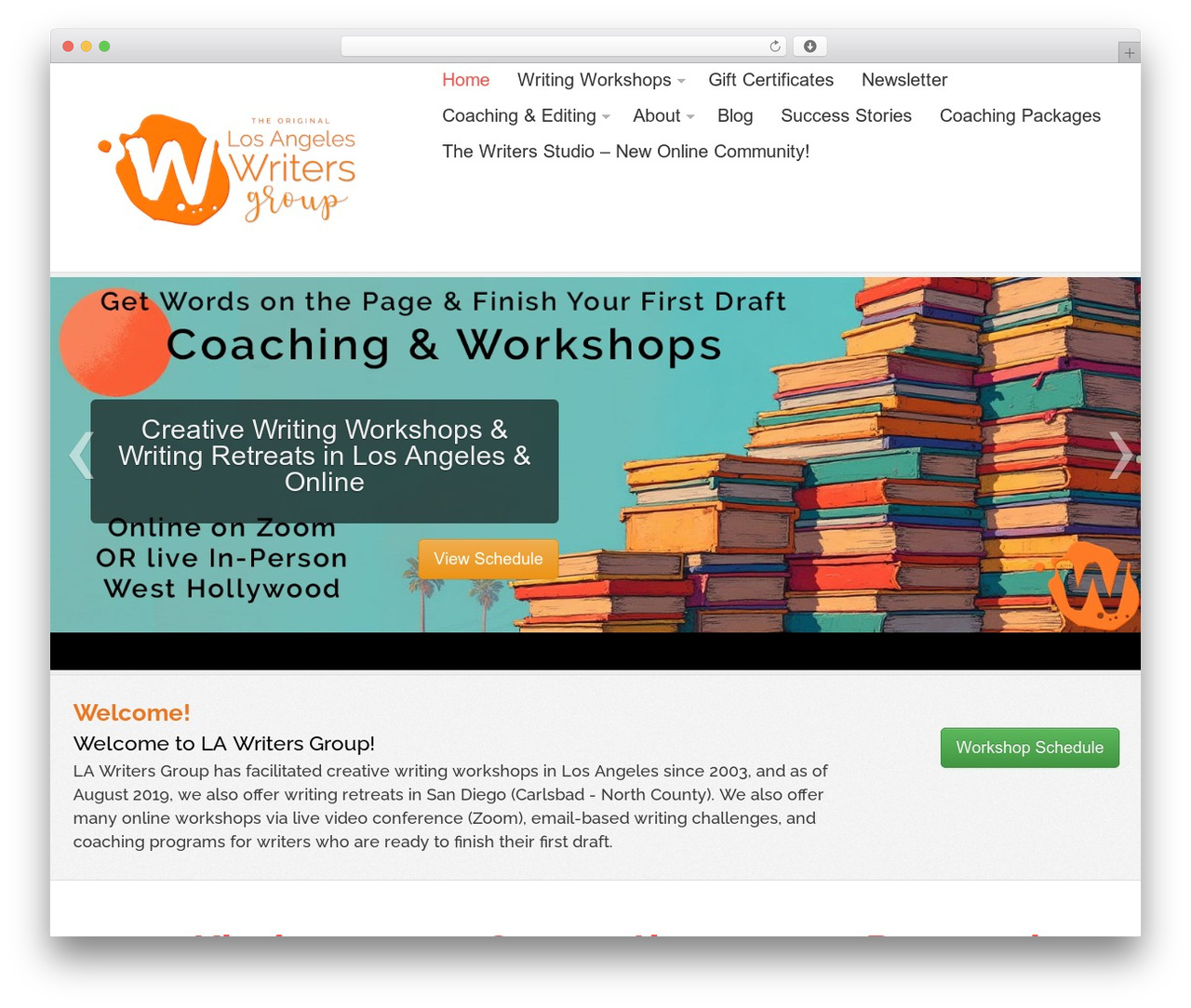 Bootstart WordPress ecommerce theme - lawritersgroup.com